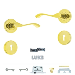 M7I40 - 2 Lever Lockset Didieri Rose